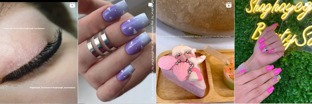 سالن کاشت ناخن در تهران : توسط حرفه ای ها با محیط آرام و لاکچری 21 نمونه کار سالن شقایق؛بهترین سالن کاشت ناخن در تهران