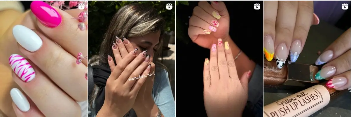 سالن کاشت ناخن در تهران : توسط حرفه ای ها با محیط آرام و لاکچری 17 نمونه کار مونا آزادی؛ بهترین ناخنکار تهران در سالن ماکیاژ فرمانیه