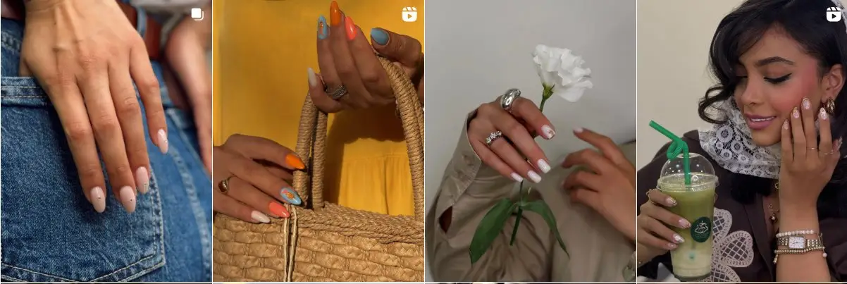 سالن کاشت ناخن در تهران : توسط حرفه ای ها با محیط آرام و لاکچری 9 نمونه کار سالن نادیا؛ مرکز کاشت ناخن